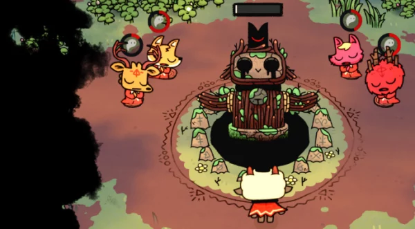 Ingame Screenshot aus dem Videospiel CULT OF THE LAMB