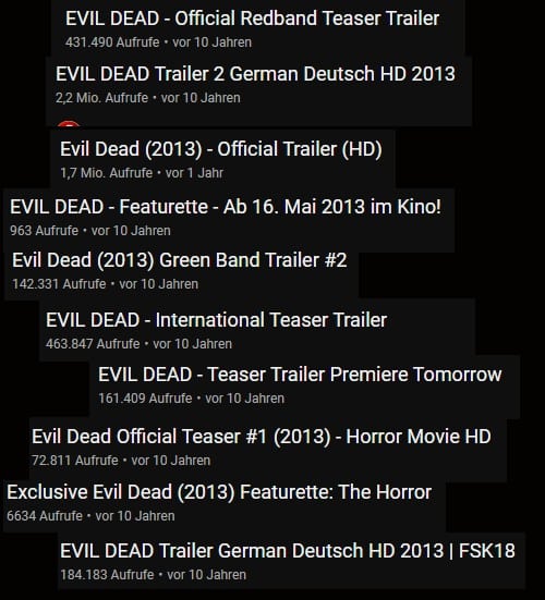 evil dead trailer overkill