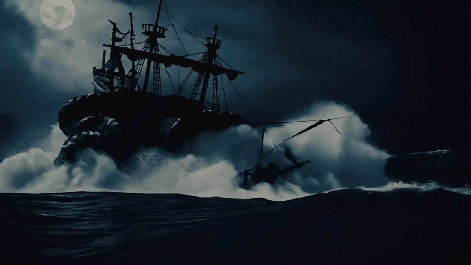 Der Angriff des Riesenkraken: Das Schiff geht unter